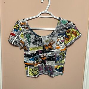 MARVEL Comic Print Women's Top